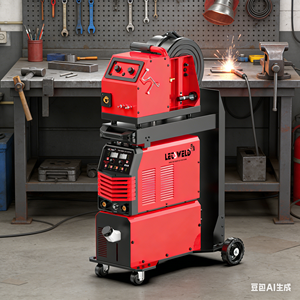 LETSWELD, fabricant réputé, soudeuse <span class=keywords><strong>MIG</strong></span> à double impulsion MMA CO2 aluminium 500 ampères avec réservoir d'eau, <span class=keywords><strong>chariot</strong></span> - Product Image 2