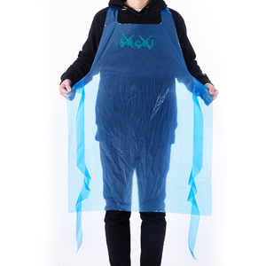 <span class=keywords><strong>Tablier</strong></span> jetable en PE plastique pour la protection et le nettoyage en gros, idéal pour l'industrie alimentaire - Product Image 5