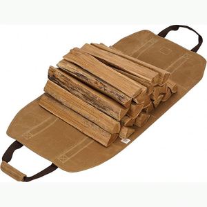Porte-bois de cheminée en toile cirée, sacs de rangement en vrac pour bois de chauffage, échantillon gratuit, prix d'usine - Product Image 3