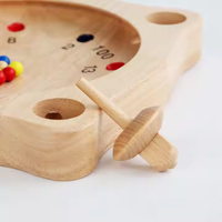 Jeu de société interactif parent-enfant éducation précoce des enfants Roulette échecs nouveaux jouets en bois pour les jeux