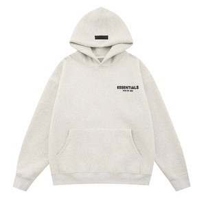 <span class=keywords><strong>Sudadera</strong></span> con capucha de camuflaje estilo streetwear americano transfronterizo FOG 22ss con doble línea ESSENTIALS y letras flocadas en el pecho con cremallera - Product Image 2