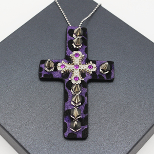 Collares de cadena tipo gargantilla, joyería estética, bisutería para fiesta, estilo Y2K Punk, collar con colgante de <span class=keywords><strong>esqueleto</strong></span> y cruz para mujeres y hombres, gótico, para clavícula - Product Image 5