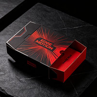 Boîte à bijoux en carton pliable avec logo personnalisé, impression de logo sur mesure acceptée pour les détaillants de bijoux, approvisionnement en gros