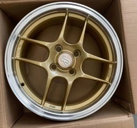 Jantes en alliage de 6 branches couleur bronze, 15-17 pouces, ET36, 5 trous, déport de 35 mm, pour Fit Swift Sunny