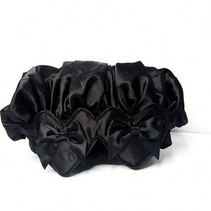 Gorro de Satén de Doble Capa con Antifaz Desmontable para Cabello Rizado Natural, Reduce el Frizz y Retiene la Humedad, Regalos Promocionales - Product Image 4