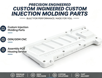 Pièces moulées par injection en plastique PC de haute précision sur mesure, services de découpe et de moulage ABS PA PE PMMA PP PS