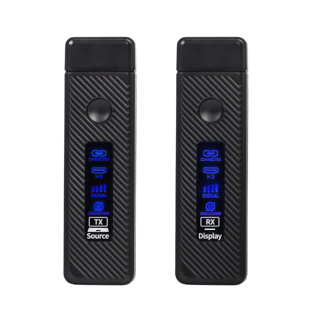 QGeeM Wireless  Transmitter & Receiver 4K 60M Extender Adapter for Laptop/PC/Camera/TV/Monitor/Projector