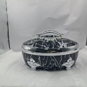 Elegante Olla Térmica Ovalada <span class=keywords><strong>de</strong></span> 4L, 5L, 6L, Recipiente Aislado para Alimentos Calientes, Cazuela Térmica <span class=keywords><strong>con</strong></span> Patas <span class=keywords><strong>de</strong></span> Mármol, Olla para Servir para Cenas Familiares Grandes - Product Image 1