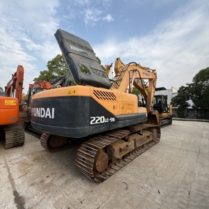 Prix meilleur marché Excavatrice sur chenilles d'occasion Hyundai 220LC-9S avec des performances fiables Vente à Shanghai Chine Bienvenue à consulter - Product Image 1