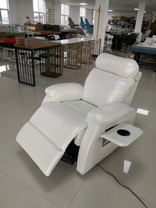 Sofá Reclinable Eléctrico de Cuero PU de Alta Calidad, Sillón Reclinable Individual <span class=keywords><strong>con</strong></span> Carga USB - Product Image 4