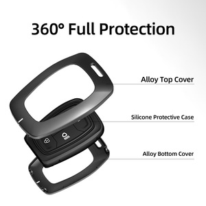 Convient pour TATA Nexon Tata Safari Étui pour clé de voiture Altroz India Nexon <span class=keywords><strong>Coque</strong></span> de protection Pièces automobiles - Product Image 2