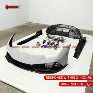 ชุดแต่งตัวถังกึ่งคาร์บอนไฟเบอร์สไตล์ EVO สำหรับ Lamborghini Huracan LP580 LP610 แพ็คเกจแอโรไฮบริด FRP คาร์บอนเต็มรูปแบบ - Product Image 6