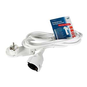 REV Ritter verlängerungskabel 3M FLACHSTECKER weiรังเกียจ - Product Image 1