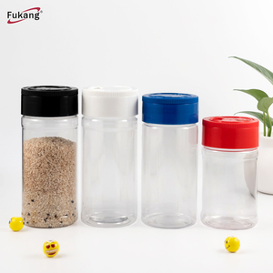 Wholesale Cylinder Round <strong>Salt</strong> <strong>Pepper</strong> Spice Plastic Bottle Seasoning Bottles - Product Image 1