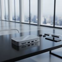 Docking Station USB-C a 10 Porte in Lega di Alluminio per USB 2.0, USB 3.1, 4K 60Hz, 100W PD, Ethernet Gigabit, Lettore di Schede SD/TF - Disponibile