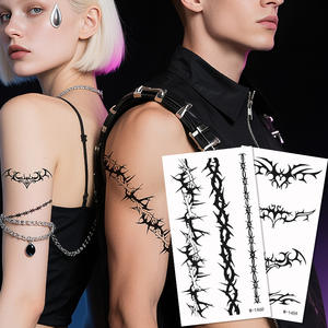 Tatuaje Temporal Desechable de Papel con Forma de Corazón Rosa Impermeable para el Día de San Valentín, Impresión por Transferencia de Agua, Logotipo Personalizable para el Cuerpo - Product Image 3