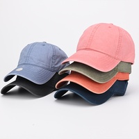 Casquette de baseball en jean vintage brodée sur mesure, 6 panneaux, effet vieilli, lavée, souple, unisexe, réglable, à visière incurvée, vente en gros