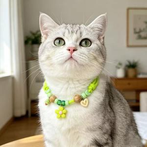 <span class=keywords><strong>Collar</strong></span> Antipulgas Moderno y Lujoso para Mascotas, Diseño de Madera de Alcanfor, Ajustable, Bonito, Color Macaron, Material ABS, Patrón de Dibujos Animados, Estilo Casual - Product Image 5