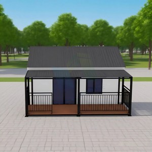 Maison extensible prête à l'emploi en conteneur maritime de 20 pieds à vendre, maison préfabriquée pliable, <span class=keywords><strong>villa</strong></span> 3 chambres - Product Image 2