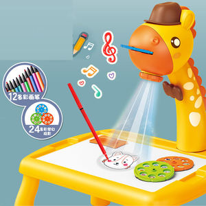 儿童绘图投影仪桌，光和音乐跟踪和绘图投影仪玩具，儿童智能投影仪素描桌，学习 - Product Image 2