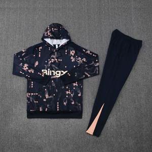 Chándal de Entrenamiento con Cremallera Completa y Estampado en Relieve para Otoño e Invierno, Sudadera Deportiva de Fútbol 25/26, Sudadera con Capucha, Uniforme de Clubes Europeos - Product Image 5