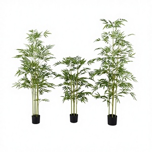 Plante <span class=keywords><strong>en</strong></span> <span class=keywords><strong>pot</strong></span> de <span class=keywords><strong>bambou</strong></span> artificiel <span class=keywords><strong>en</strong></span> promotion avec tige <span class=keywords><strong>en</strong></span> plastique détachable pour la décoration intérieure - Product Image 1