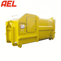 AEL Machinerie municipale et environnementale 8m ³ Poubelle à compression mobile Compacteur de déchets électrique