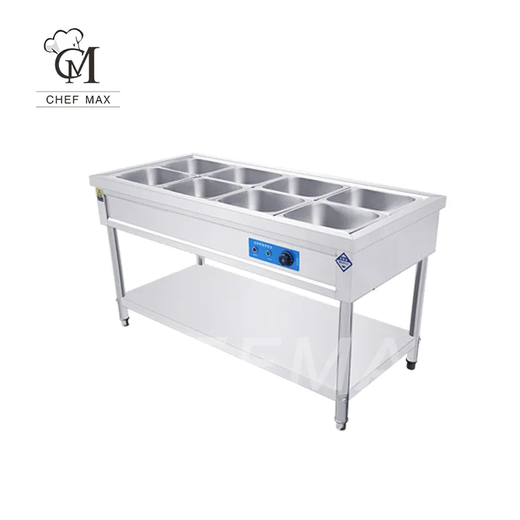 Commercial Professional 8 Pan Buffet Server Electric Soup Warmer Bain Marie