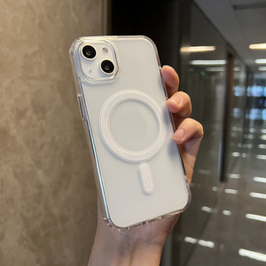 Funda Magnética Transparente a Prueba de Golpes de Fábrica para <span class=keywords><strong>iPhone</strong></span> 16 15 14 13 12 <span class=keywords><strong>Pro</strong></span> Max Plus <span class=keywords><strong>11</strong></span> X <span class=keywords><strong>XR</strong></span> XS - Product Image 5