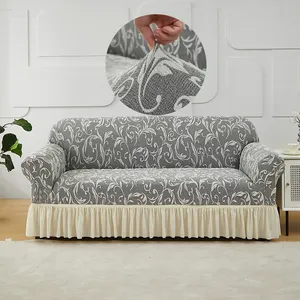 Elastisches modernes einfaches design bedrucktes sofabezug set 1 2 3 sitze all inclusive elastisch dehnbar couch sofa Überzug abdeckung