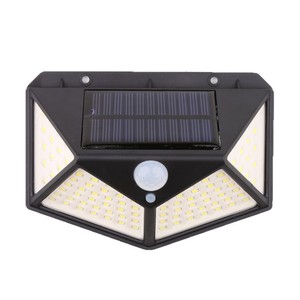 Solar Wall <b>Light</b> <b>LED</b> <b>Motion</b> <b>Sensor</b> Outdoor Garden Lamp 1200lm IP65 Waterproof Daylight 5000K Plastic Body - Product Image 1