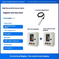 Contrôleur de niveau d'eau en acier inoxydable Dingyi, affichage du niveau d'eau, alarme de réservoir d'eau incendie, jauge de niveau d'entrée de piscine, multi-canaux, haute précision