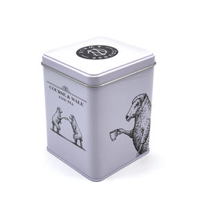 Wholesale <strong>Tea</strong> <strong>Tins</strong> for Loose <strong>Tea</strong> Custom Logo Square Coffee Matcha <strong>Tin</strong> Canister <strong>Tea</strong> <strong>Caddy</strong> <strong>Tin</strong> Can Packaging - Product Image 2
