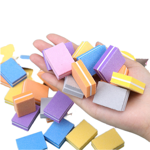 Mini bloc polissoir carré double face en éponge pour manucure, outil de polissage et de brillance pour ongles naturels et usage en salon - Product Image 1