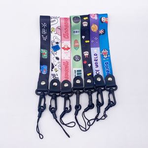 Customized LOGO Printed Short <b>Strap</b> Key Chain Polyester Lanyard Mobile Phone Holder Sublimation Wrist Lanyard for Advertising - Product Image 2