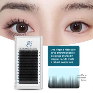 동백 0.05 /0.07mm 접목 속눈썹 동백 자동차 팬 속눈썹 피 쉬운 패닝 속눈썹 연장