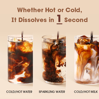 LIFEWORTH 6 Tubes Nitro Cold Brew Concentré de Café Liquide Instantané pour Voyage