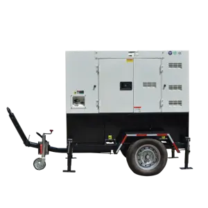 Portable 15kva generator trailer genset with UK engine 403D-15G with EPA certificate 120V/240V 12kw gen-set