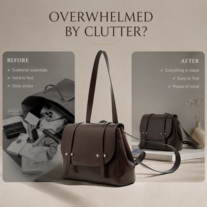 <span class=keywords><strong>Sac</strong></span> <span class=keywords><strong>à</strong></span> <span class=keywords><strong>dos</strong></span> <span class=keywords><strong>convertible</strong></span> pour <span class=keywords><strong>femme</strong></span> en cuir véritable huilé et ciré, léger, grande capacité, style coréen professionnel, idéal pour les trajets quotidiens, collection 2026 - Product Image 4