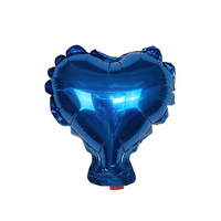 Vente flash - Mini ballons en forme de cœur de 5 pouces en feuille d'aluminium pour la décoration de fête d'anniversaire