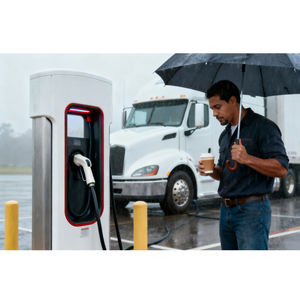 สถานีชาร์จรถยนต์ไฟฟ้า DC แบบเร็วเชิงพาณิชย์ รุ่นใหม่ IP54 กำลังไฟ 40kw ถึง 480kw พร้อมปืนชาร์จและระบบควบคุมผ่านแอปพลิเคชัน - Product Image 1