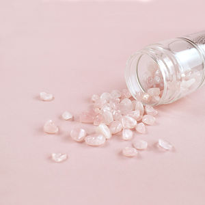 Bouteilles d'eau en verre avec logo personnalisé en élixir de cristal de quartz rose, cadeaux de fête des mères, cadeaux de mariage pour les invités - Product Image 5