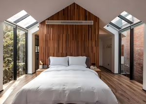 Villa di Lusso a Basso Profilo con Struttura a A, Casa Modulare Isolata Termicamente, Casetta Triangolare Antivento e Impermeabile - Product Image 5