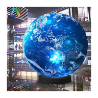 Pantalla LED Esférica Creativa de Tamaño Personalizado Flexible Grande a Todo Color en Forma de Bola Esférica Globo Video Wall