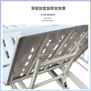 Cama Hospitalaria Manual de Nieve con Manivela Simple/Doble para Centros de Maternidad e Infantiles con Barandilla Completa y Ajustable - Product Image 5