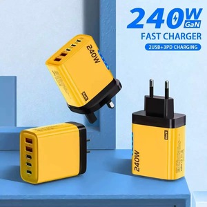 240W GaN Fast Charger 3 Type C <b>Ports</b> PD3.0 QC3.0 For Laptop And Mobile Phones - Product Image 4