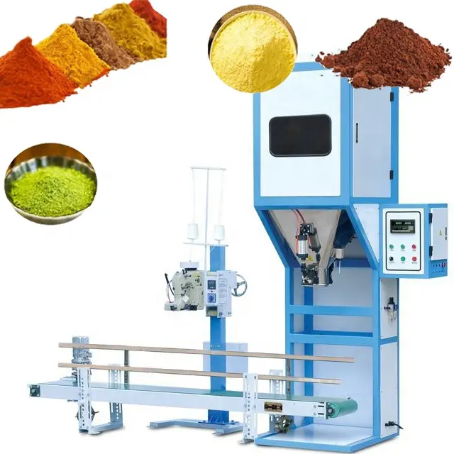 Machine d'ensachage de sel de sucre Semi-automatique 5kg, 10kg, 20-50kg, poids Vertical, granulés de riz, haricots, pâtes, céréales