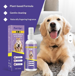 Gel Douche Protecteur 4-en-1 Anti-Puces, Anti-Lentes et Anti-Bactérien pour Animaux de Compagnie, 100ml, Doux et Non Irritant, pour l'Exportation - Product Image 2