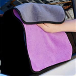 Toalla de microfibra de secado rápido de doble cara trenzada cuadrada para lavado de coches, técnica de tejido retorcido para recogida de agua, directo de fábrica - Product Image 3