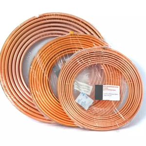 Tubo <span class=keywords><strong>de</strong></span> Aluminio Revestido <span class=keywords><strong>de</strong></span> <span class=keywords><strong>Cobre</strong></span>, Bobinas <span class=keywords><strong>de</strong></span> <span class=keywords><strong>Cobre</strong></span> <span class=keywords><strong>para</strong></span> <span class=keywords><strong>Aire</strong></span> <span class=keywords><strong>Acondicionado</strong></span> y Refrigeración, Grados C10200 y C10100 - Product Image 1